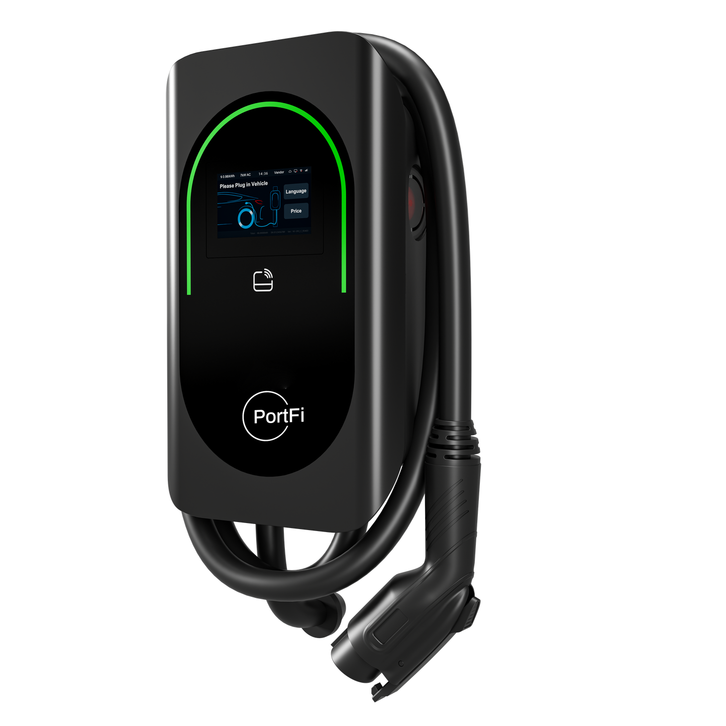 <2nd Generation> PortFi Commercial EV Charging Solution · Smart Level 2 Station