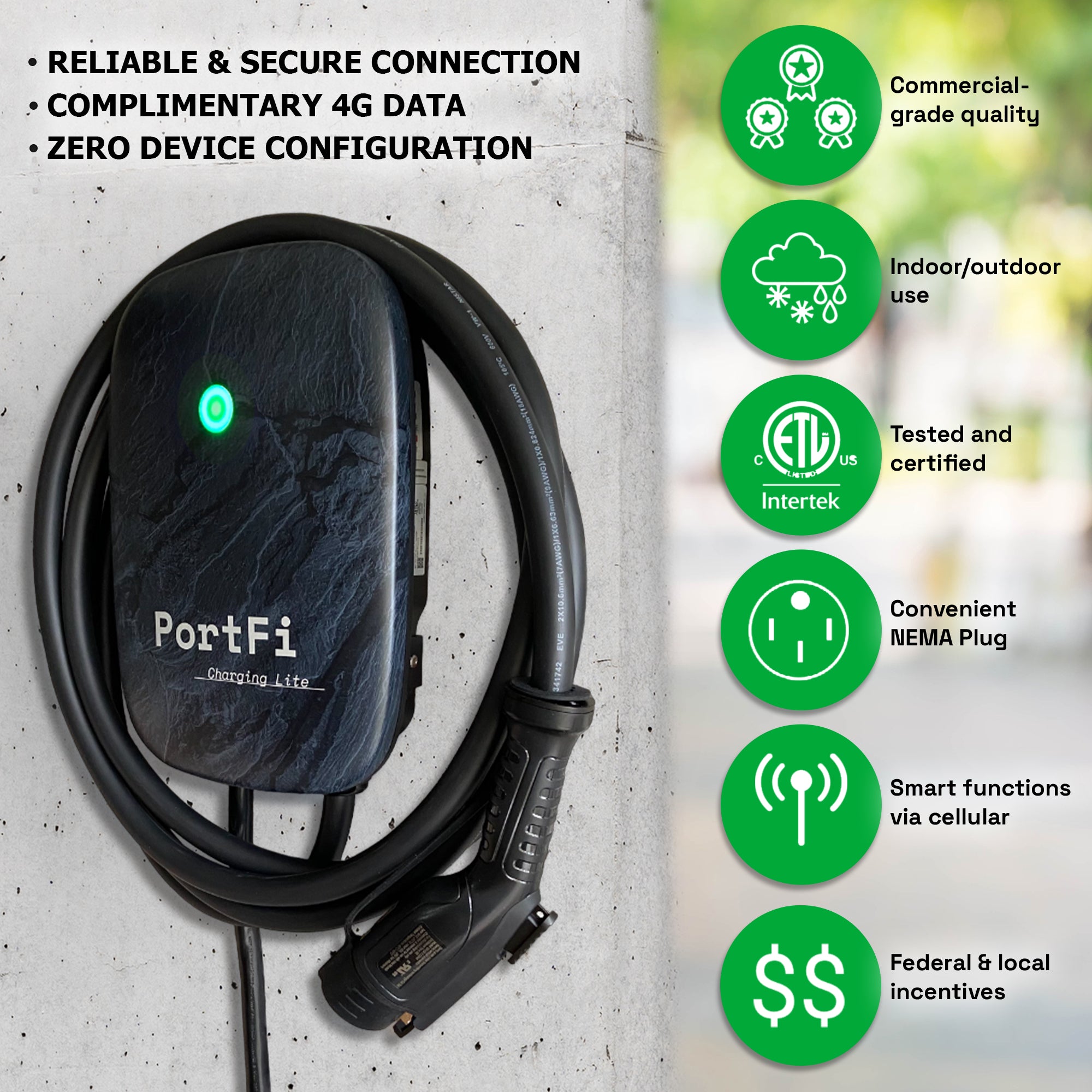 Smart level 2 deals charger