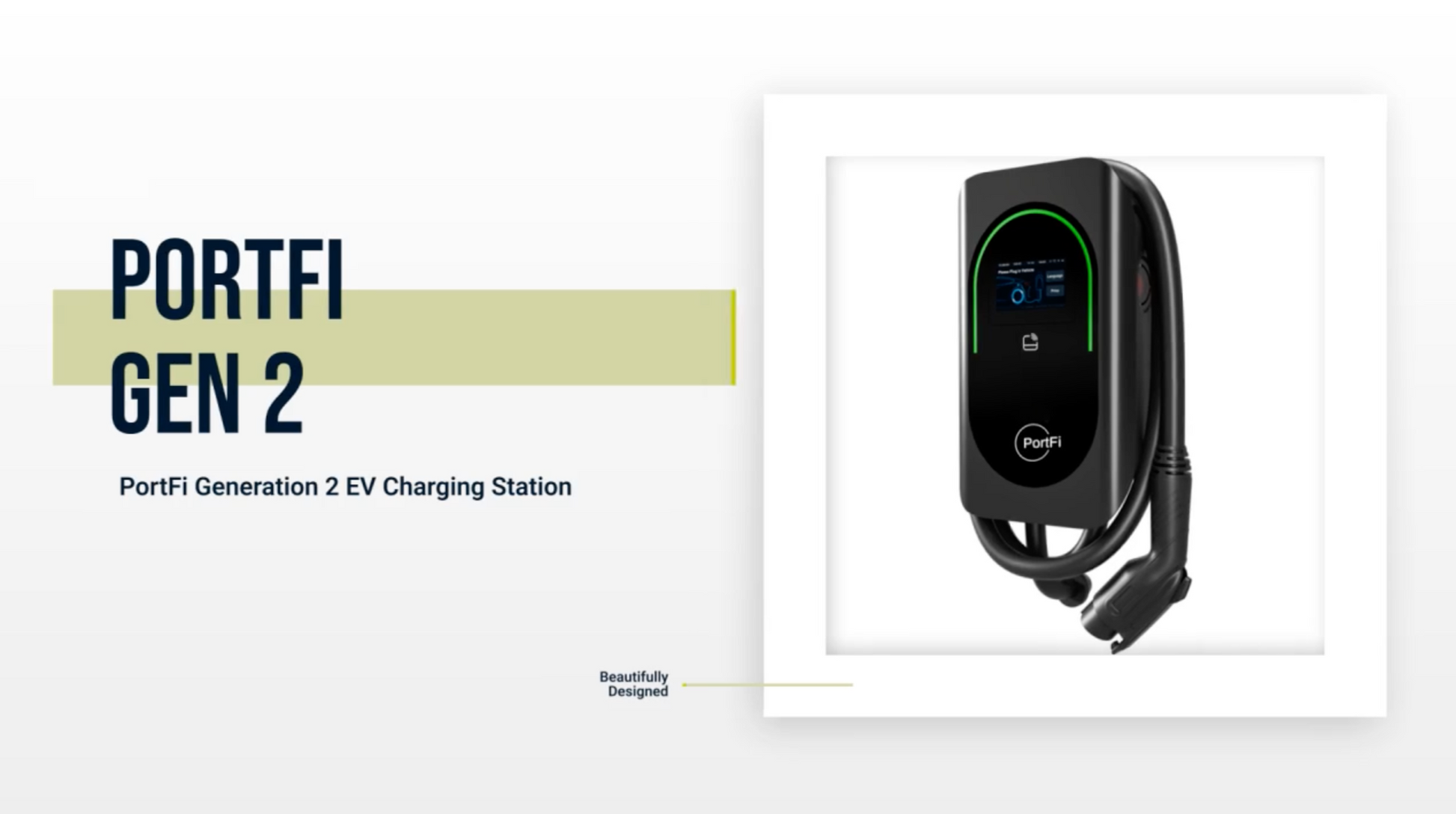 PortFi 2nd Generation EV Charging Station