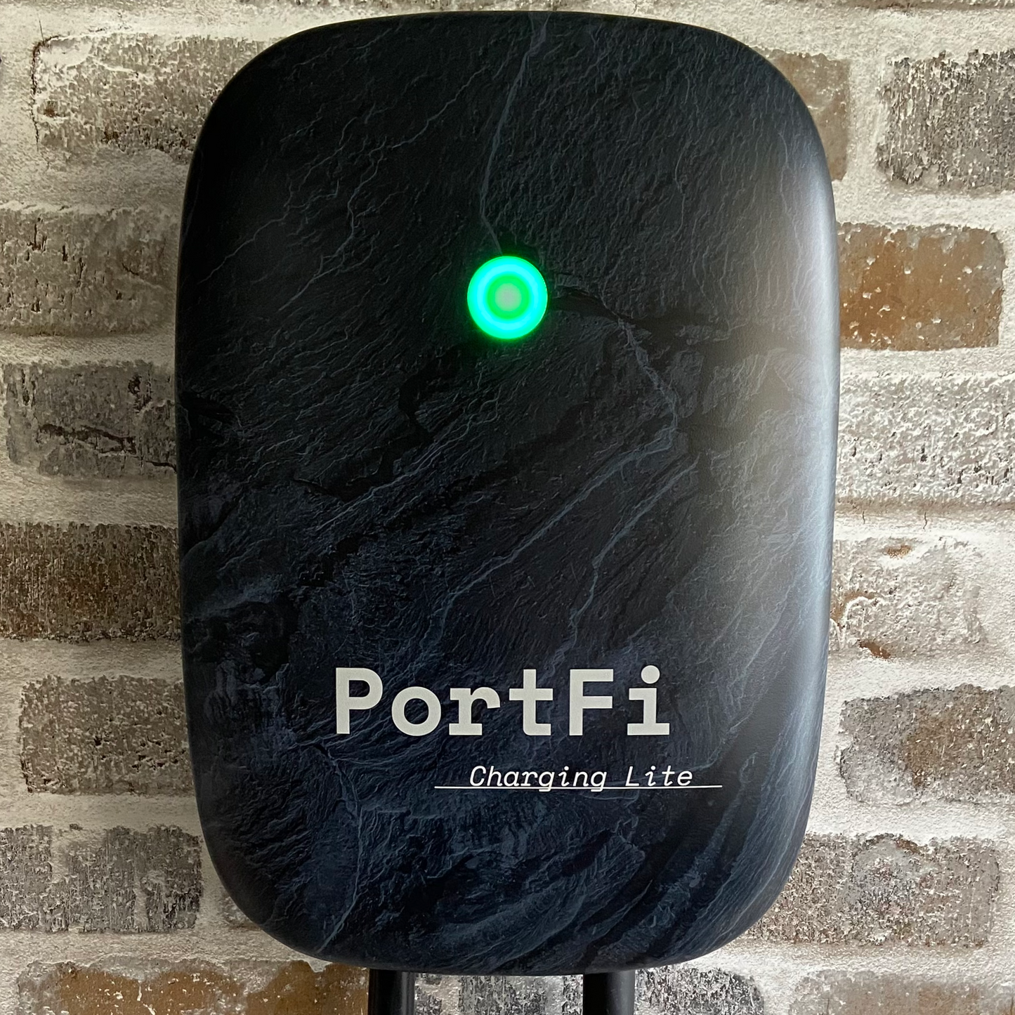 PortFi Charging Lite Smart Premium 4G Level 2 EV Charging Station - Lifetime 4G Data, Zero Configuration, Safety Certified, Outdoor-ready, NEMA 14-50 Plug (40A or 32A)